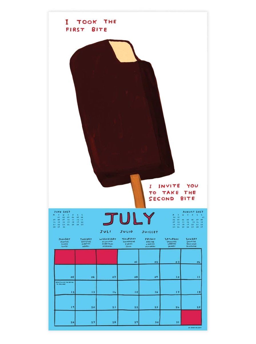 Calendrier 2027 David Shrigley - Ex-voto