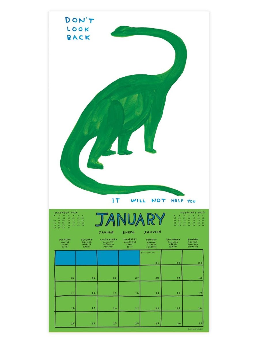 Calendrier 2027 David Shrigley - Ex-voto