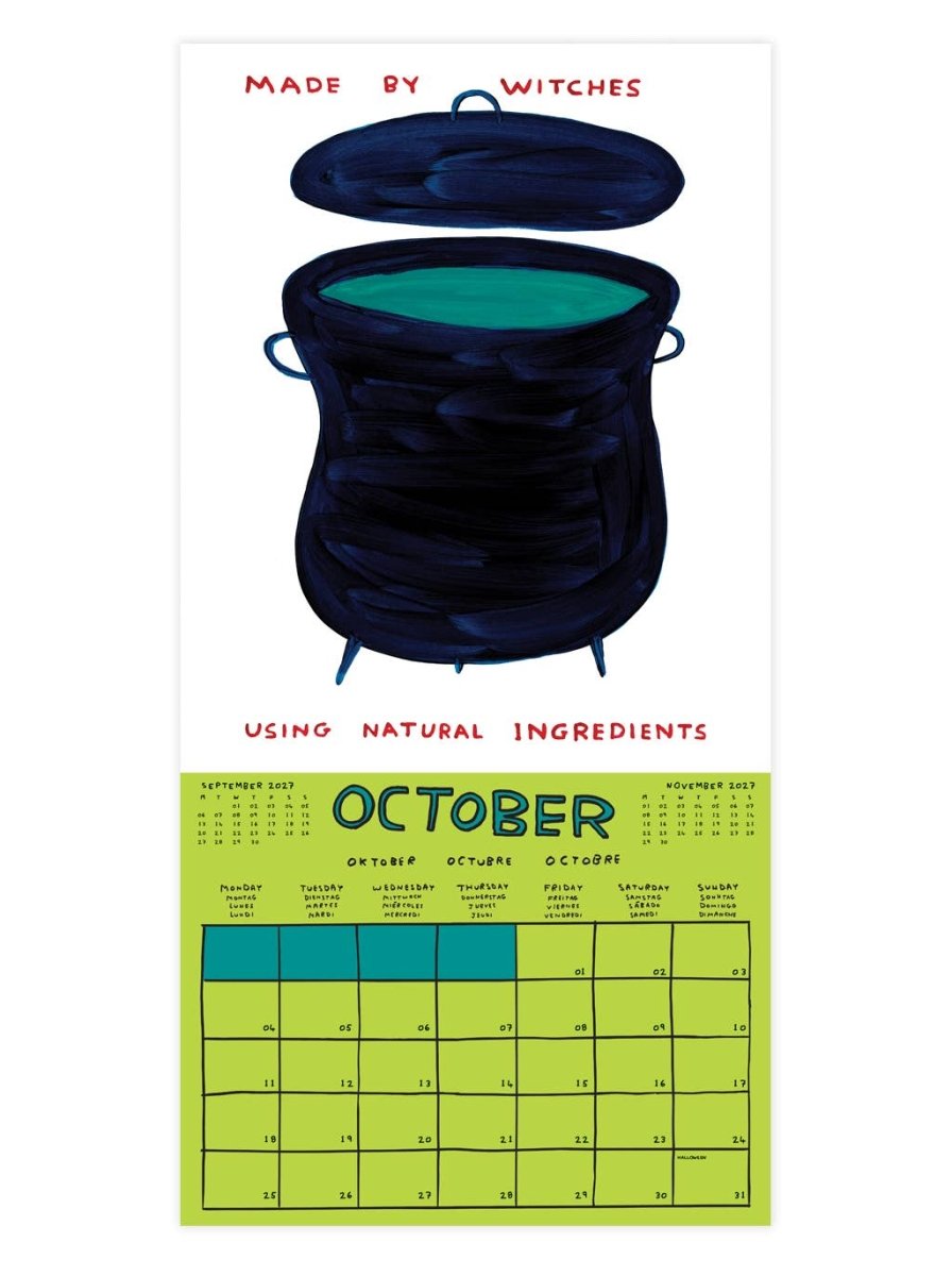 Calendrier 2027 David Shrigley - Ex-voto