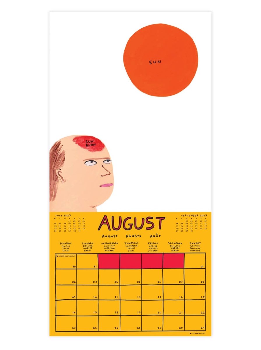 Calendrier 2027 David Shrigley - Ex-voto