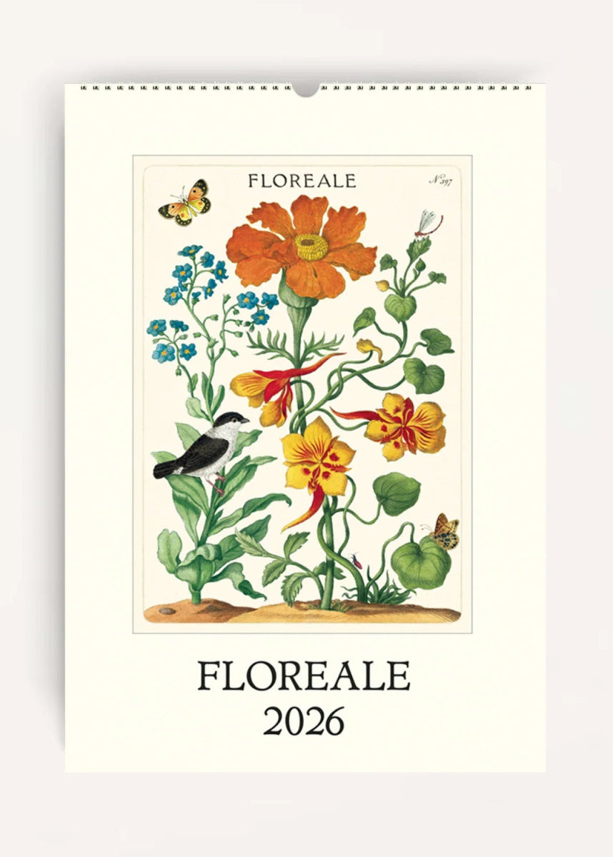 Calendrier Mural 2026 Floreale Cavallini - Ex - voto