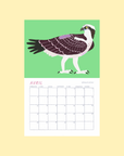 Calendrier Oiseaux 2026 Charlotte Parent - Ex - voto