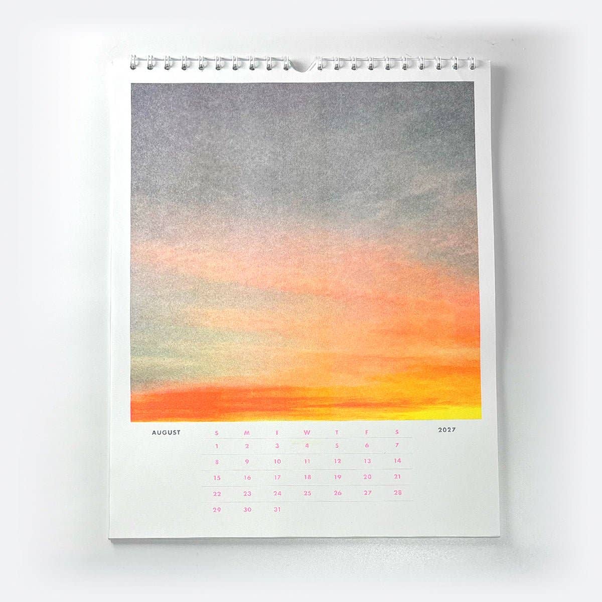 Calendrier Riso Couchers de Soleil 2027 Next Chapter Studio - Ex-voto