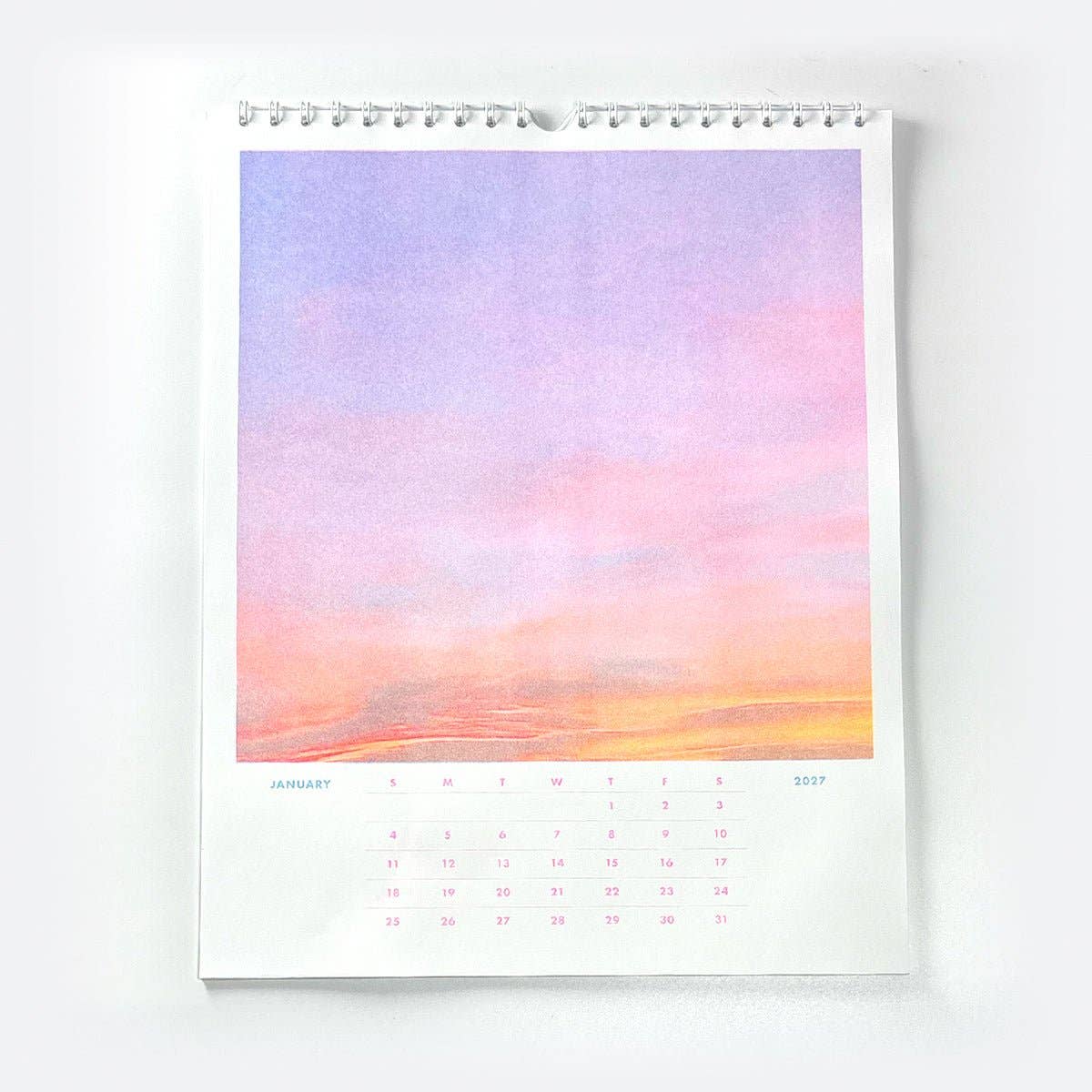 Calendrier Riso Couchers de Soleil 2027 Next Chapter Studio - Ex-voto