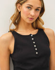 Camisole Anais Noir Thing Between - Ex - voto
