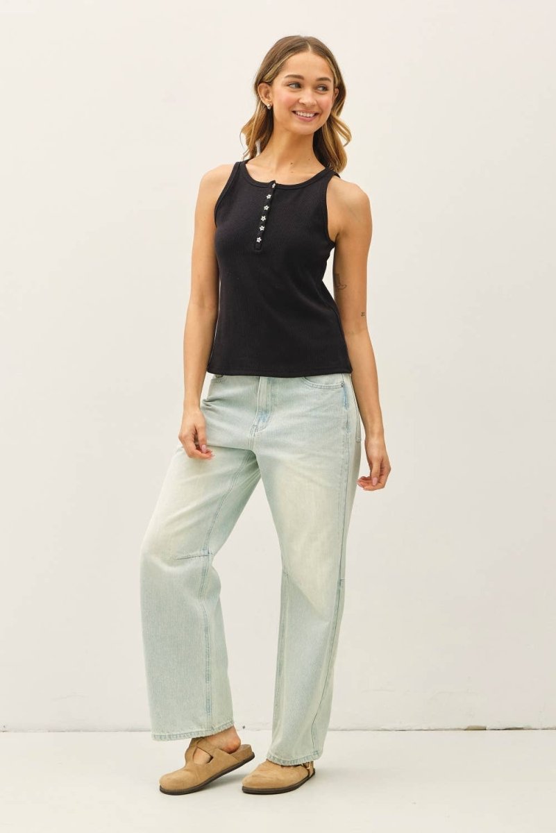 Camisole Anais Noir Thing Between - Ex - voto
