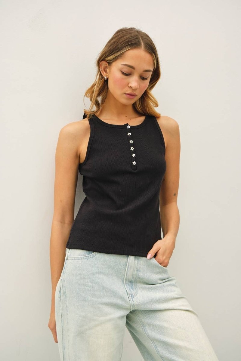 Camisole Anais Noir Thing Between - Ex - voto