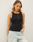 Camisole Anais Noir Thing Between - Ex - voto
