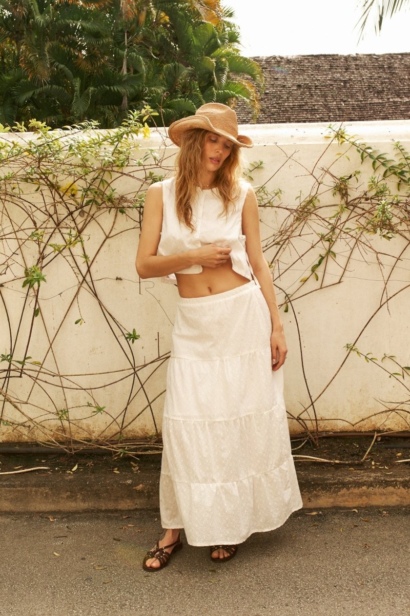 Camisole Blanche Andrea Dailystory - Ex - voto