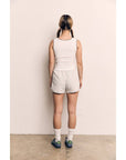 Camisole Blanche Couture Contrastée The Blank Lab - Ex - voto