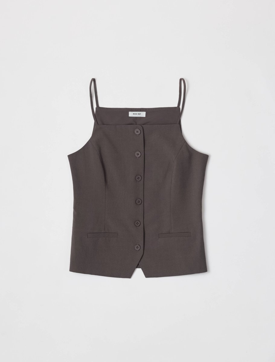 Camisole Boutonée Selene Mod Ref - Ex - voto