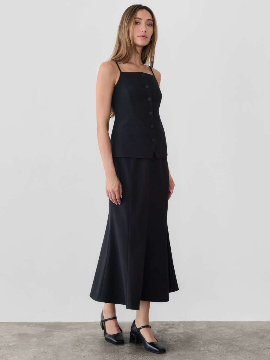 Camisole Boutonée Selene Mod Ref - Ex - voto