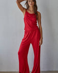 Camisole Bretelles Spaghetti Rouge By Together - Ex - voto