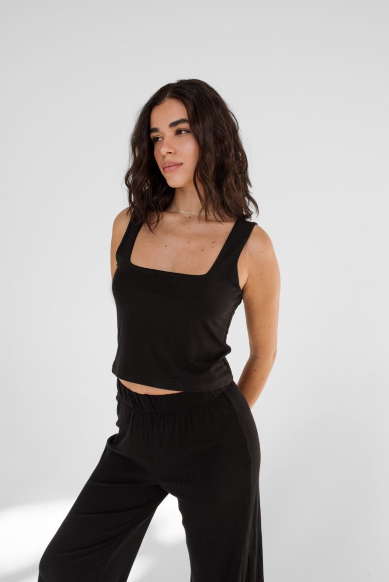 Camisole Nyla Noire Dailystory - Ex - voto