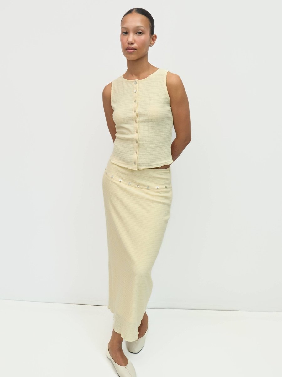 Camisole Roxy Jaune Beurre Mod Ref - Ex - voto