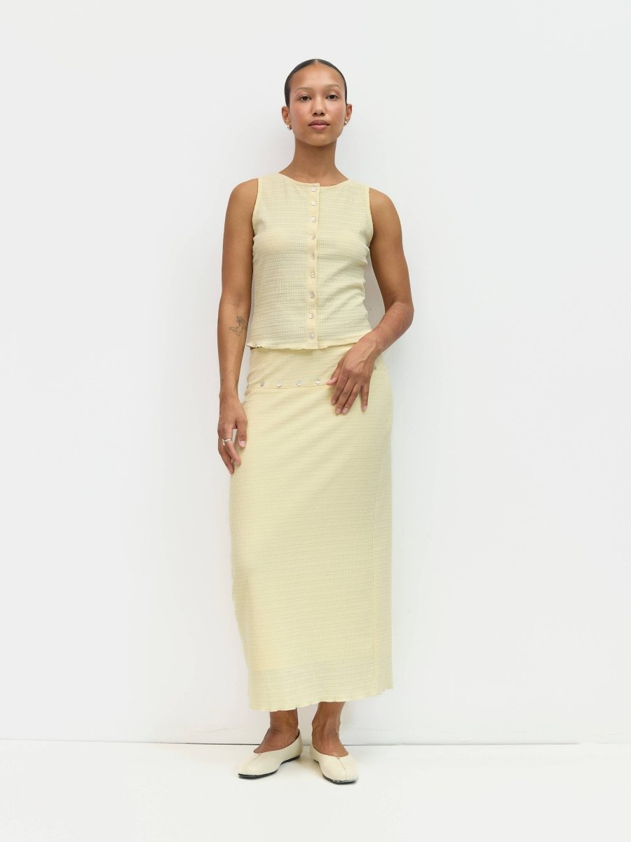 Camisole Roxy Jaune Beurre Mod Ref - Ex - voto