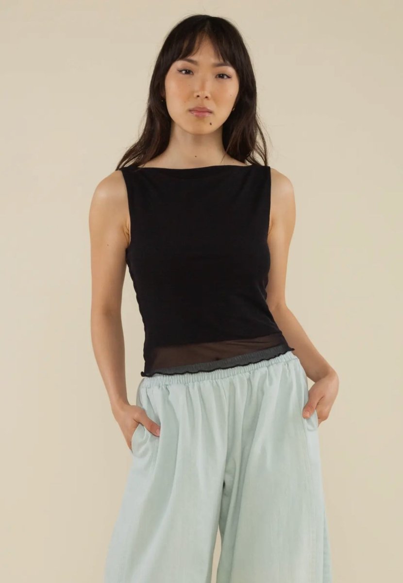 Camisole Russ NLT Noire - Ex - voto