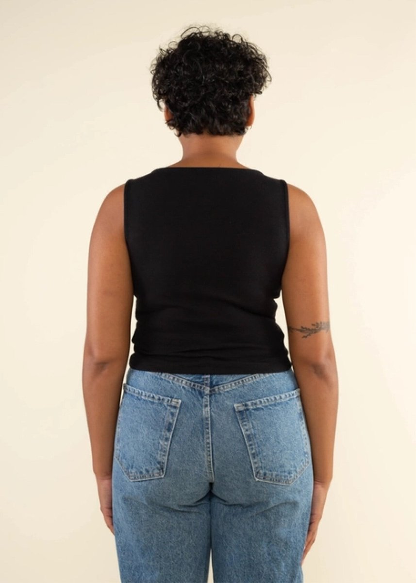 Camisole Valencia NLT Noir - Ex - voto