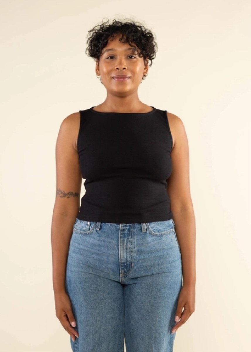 Camisole Valencia NLT Noir - Ex - voto
