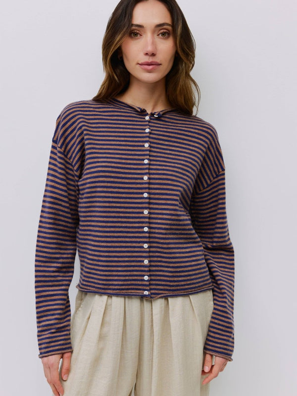 Cardigan Elisa Brun et Marine All Row - Ex - voto
