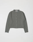 Cardigan Elisa Rayures Noires et Blanches All Row - Ex - voto