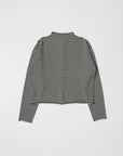 Cardigan Elisa Rayures Noires et Blanches All Row - Ex - voto