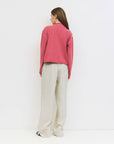 Cardigan Elisa Rayures Rouges et Beiges All Row - Ex - voto