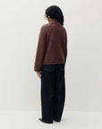 Cardigan Funnel en Alpaca Cocoa Kuwalla - Ex-voto