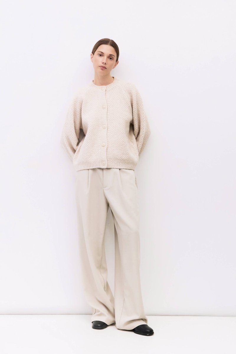 Cardigan Juna Crème All Row - Ex - voto
