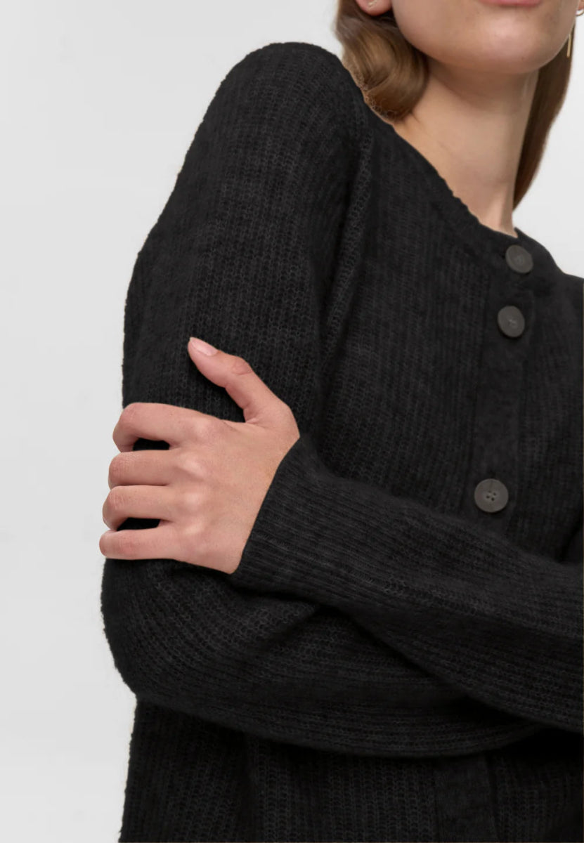 Minimum Black Kora Cardigan - FINAL SALE – Ex-voto