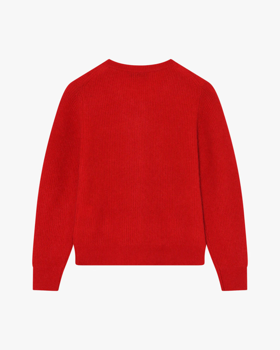 Cardigan Kora Minimum Rouge - Ex - voto