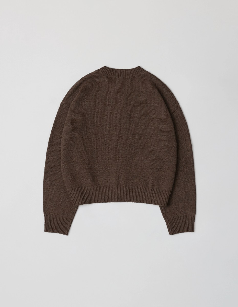 Cardigan Lucy Mocha All Row - Ex - voto