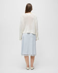 Cardigan Morgan Crème All Row - Ex-voto