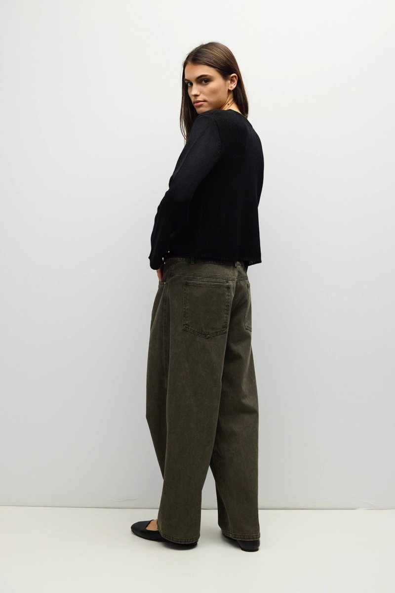 Cardigan Morgan Noir All Row - Ex-voto