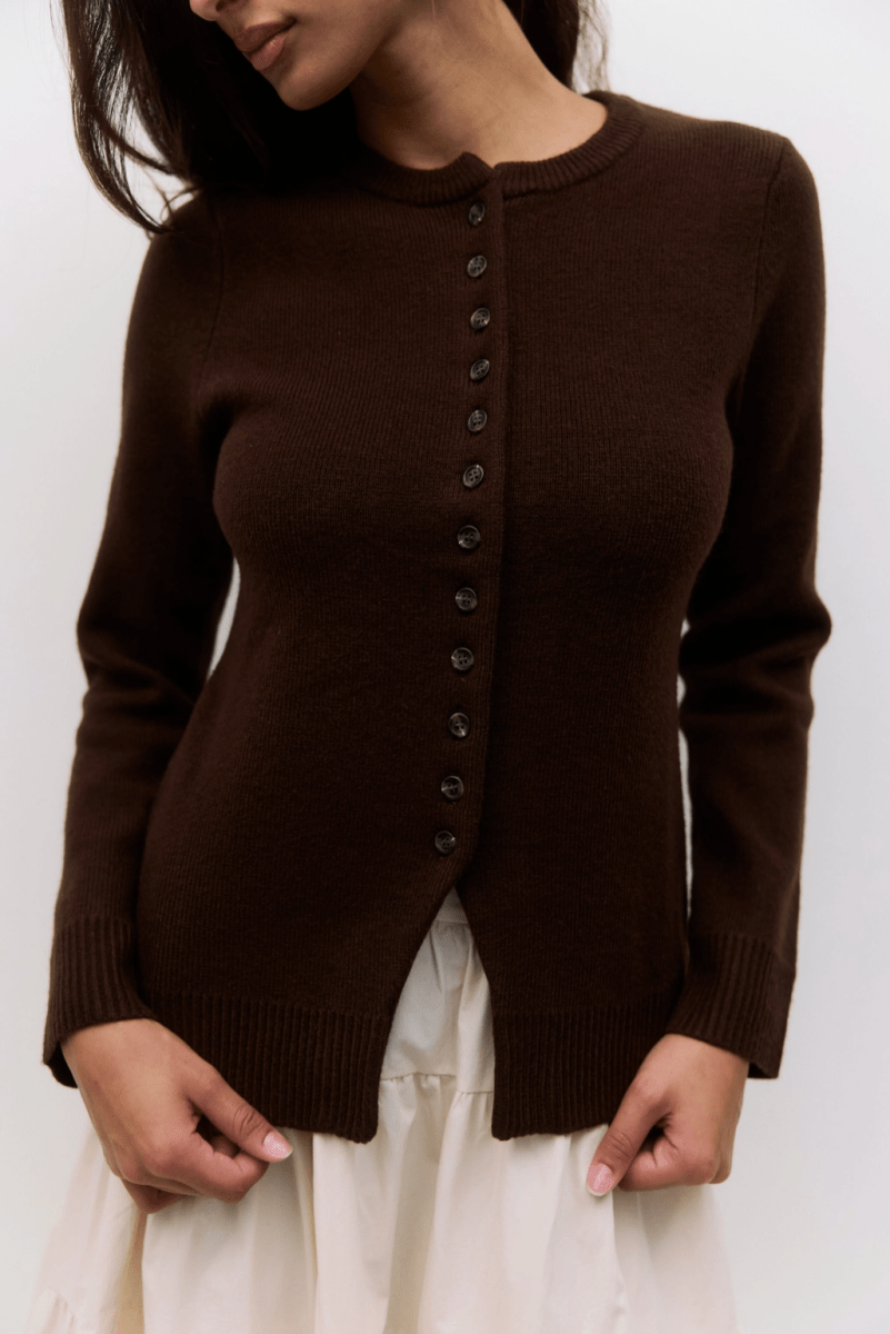 Cardigan Priya Mod Ref Brun - Ex - voto