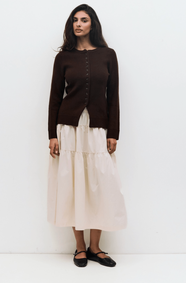 Cardigan Priya Mod Ref Brun - Ex - voto