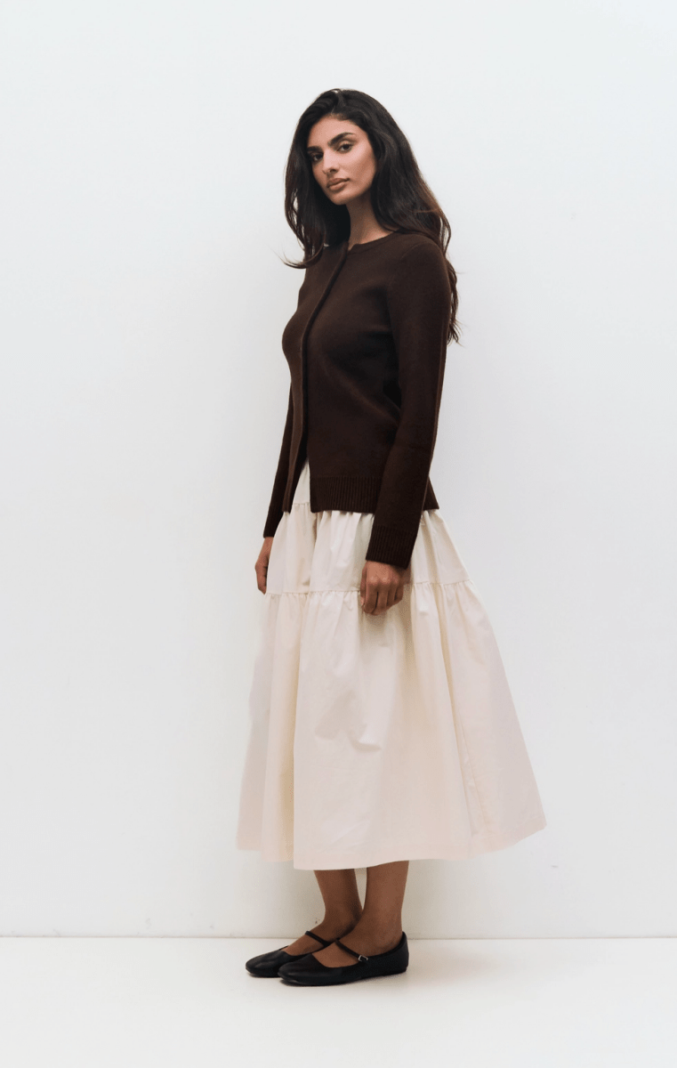 Cardigan Priya Mod Ref Brun - Ex - voto