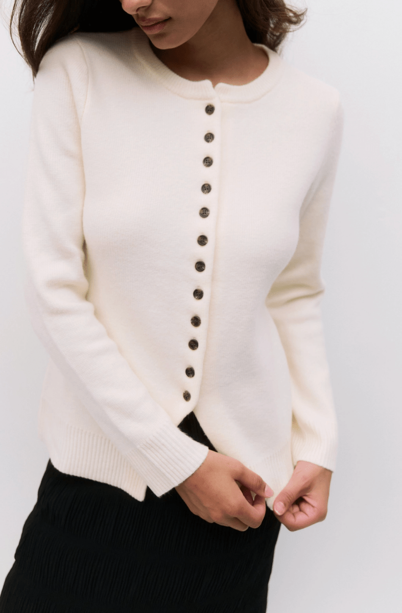 Cardigan Priya Mod Ref Crème - Ex - voto