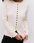 Cardigan Priya Mod Ref Crème - Ex - voto