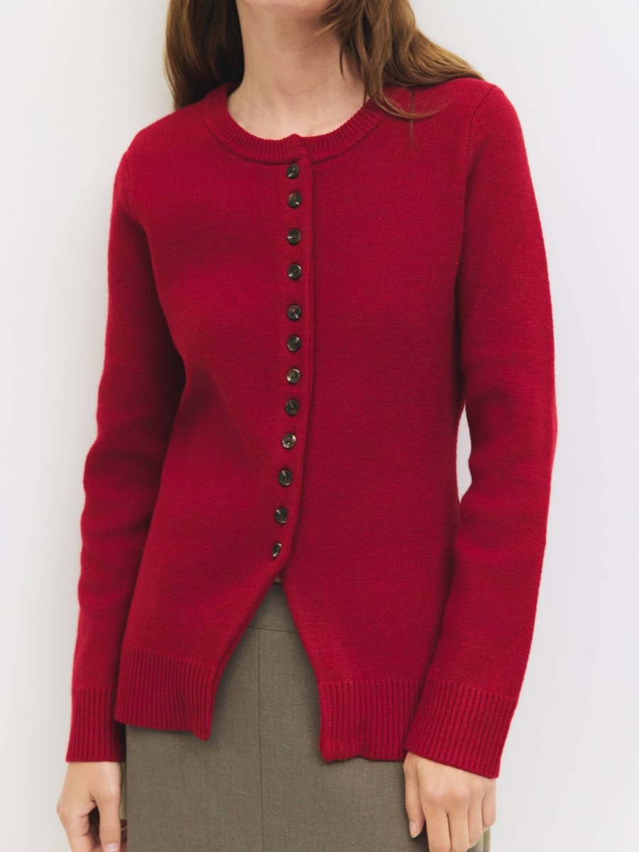 Cardigan Priya Mod Ref Rouge - Ex - voto