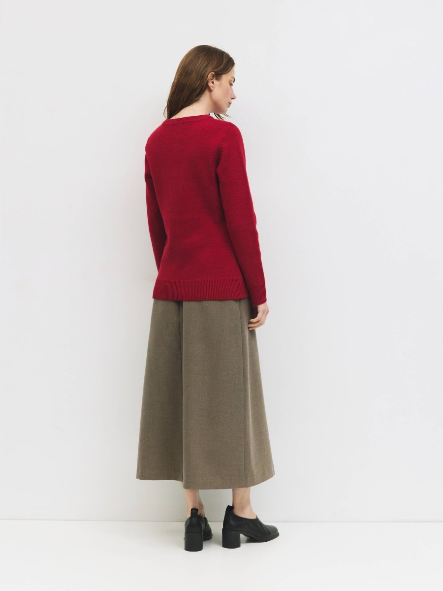 Cardigan Priya Mod Ref Rouge - Ex - voto