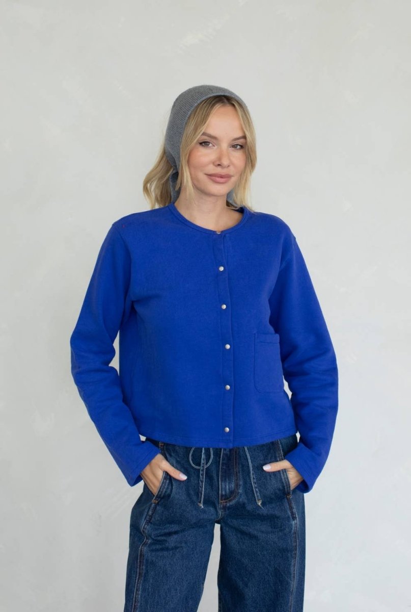 Cardigan Rory Bleu Royal Things Between - Ex-voto
