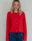 Cardigan Rory Rouge Things Between - Ex-voto