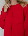 Cardigan Rory Rouge Things Between - Ex-voto