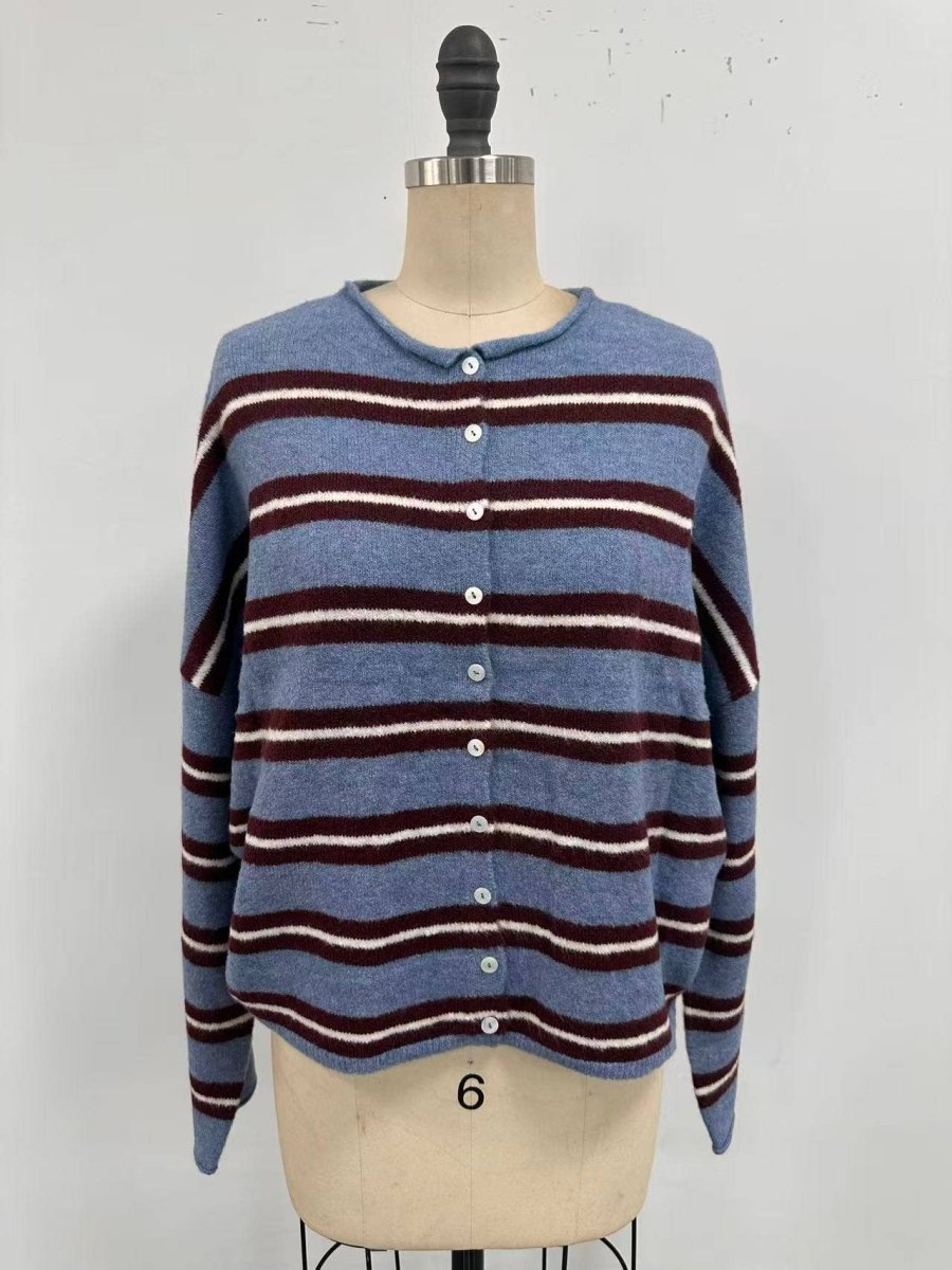 Cardigan Selby Bleu Things Between - Ex - voto