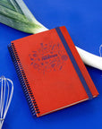 Carnet à Recettes Rouge Papier Tigre - Ex - voto