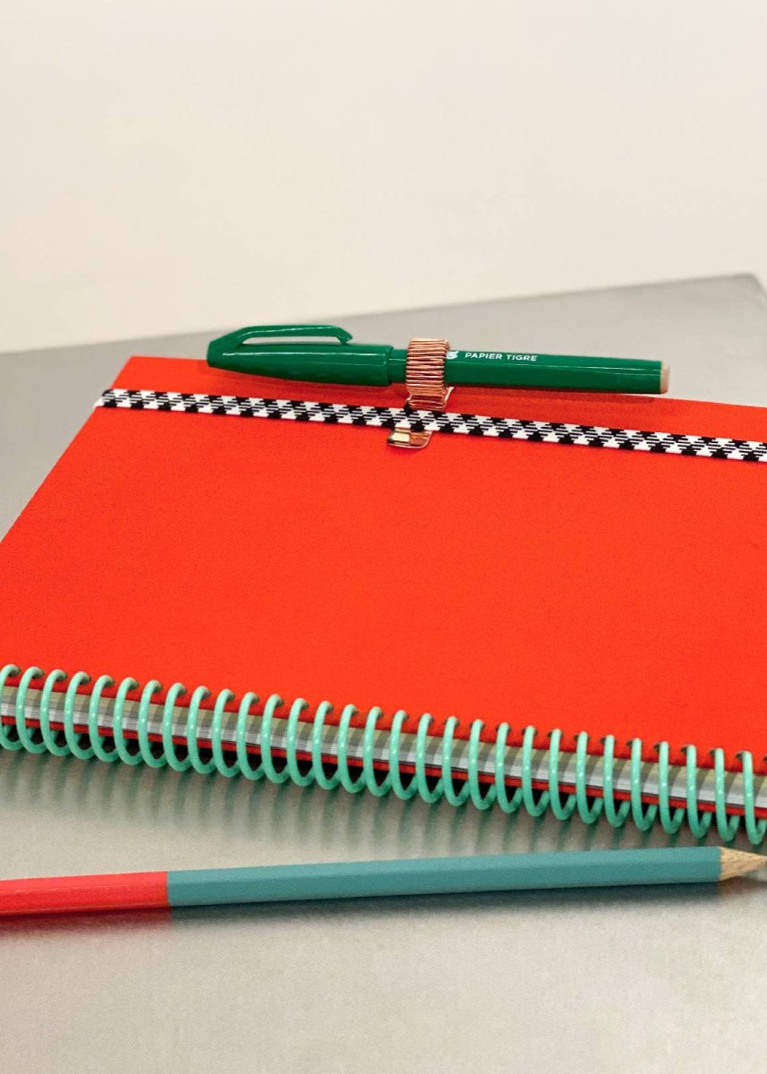 Carnet A5 Corail Papier Tigre - Ex - voto