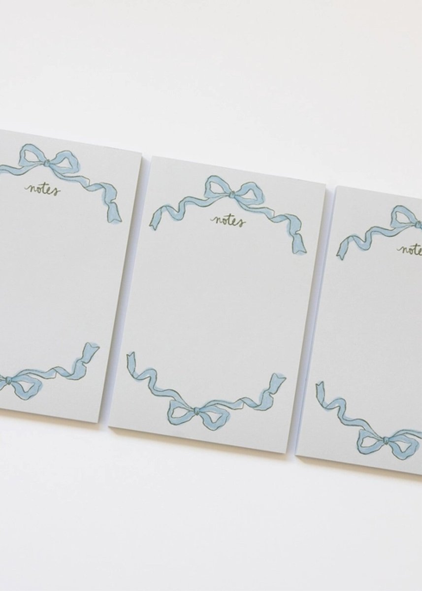 Carnet Bloc Notes Ruban Bleu Sumner Lane - Ex - voto