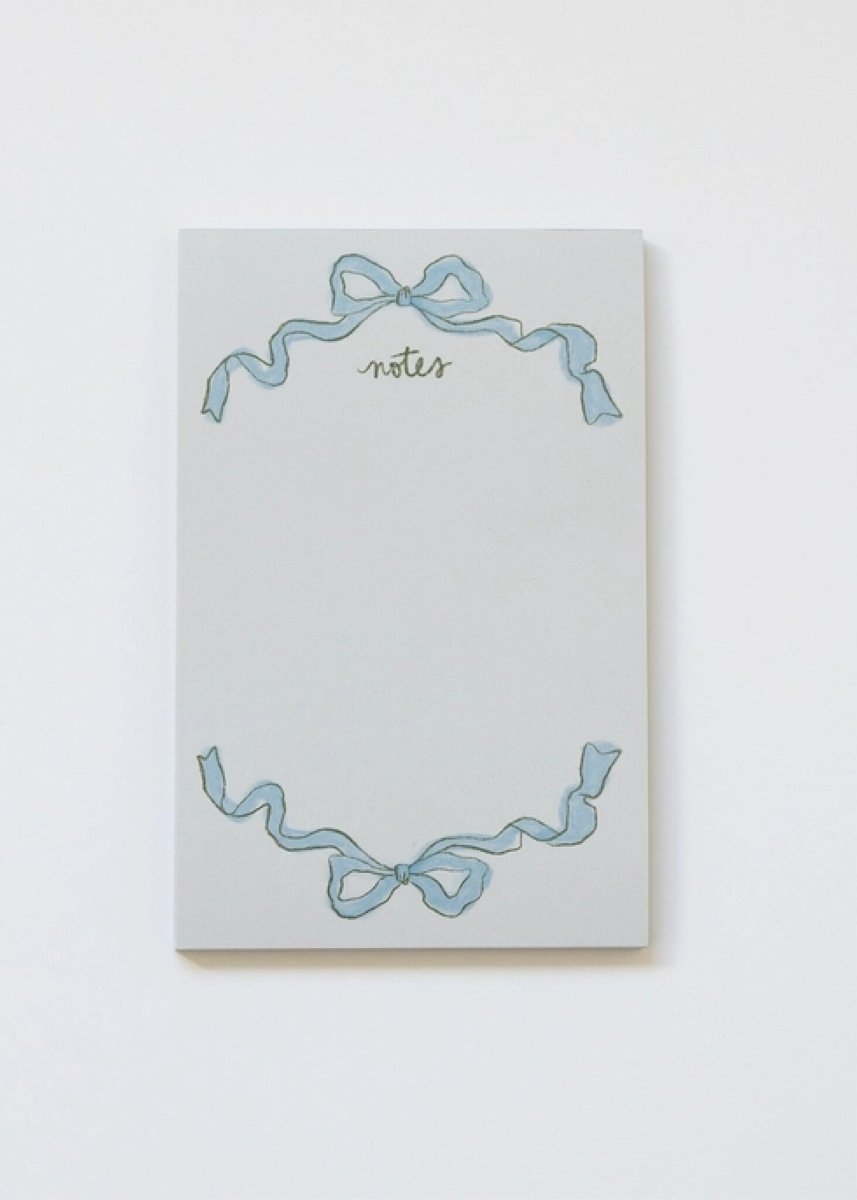 Carnet Bloc Notes Ruban Bleu Sumner Lane - Ex - voto