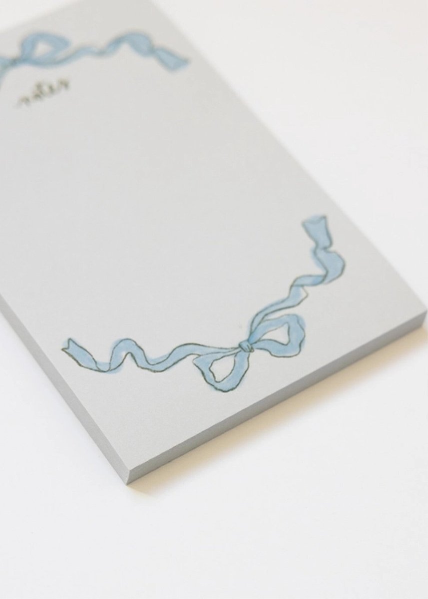 Carnet Bloc Notes Ruban Bleu Sumner Lane - Ex - voto
